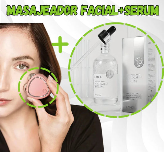 MASAJEADOR ELECTRICO FACIAL + SERUM